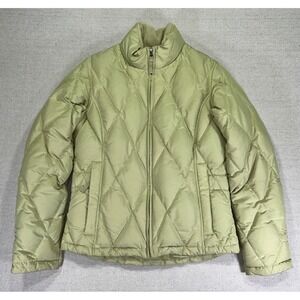 Eddie Bauer Women's XS Premium Goose DOWN Jacket Quilted Ski Snowboard LodgeWear